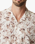34 Heritage Desert Short Sleeve Shirt Ecru-Men's Shirts-Brooklyn-Vancouver-Yaletown-Canada