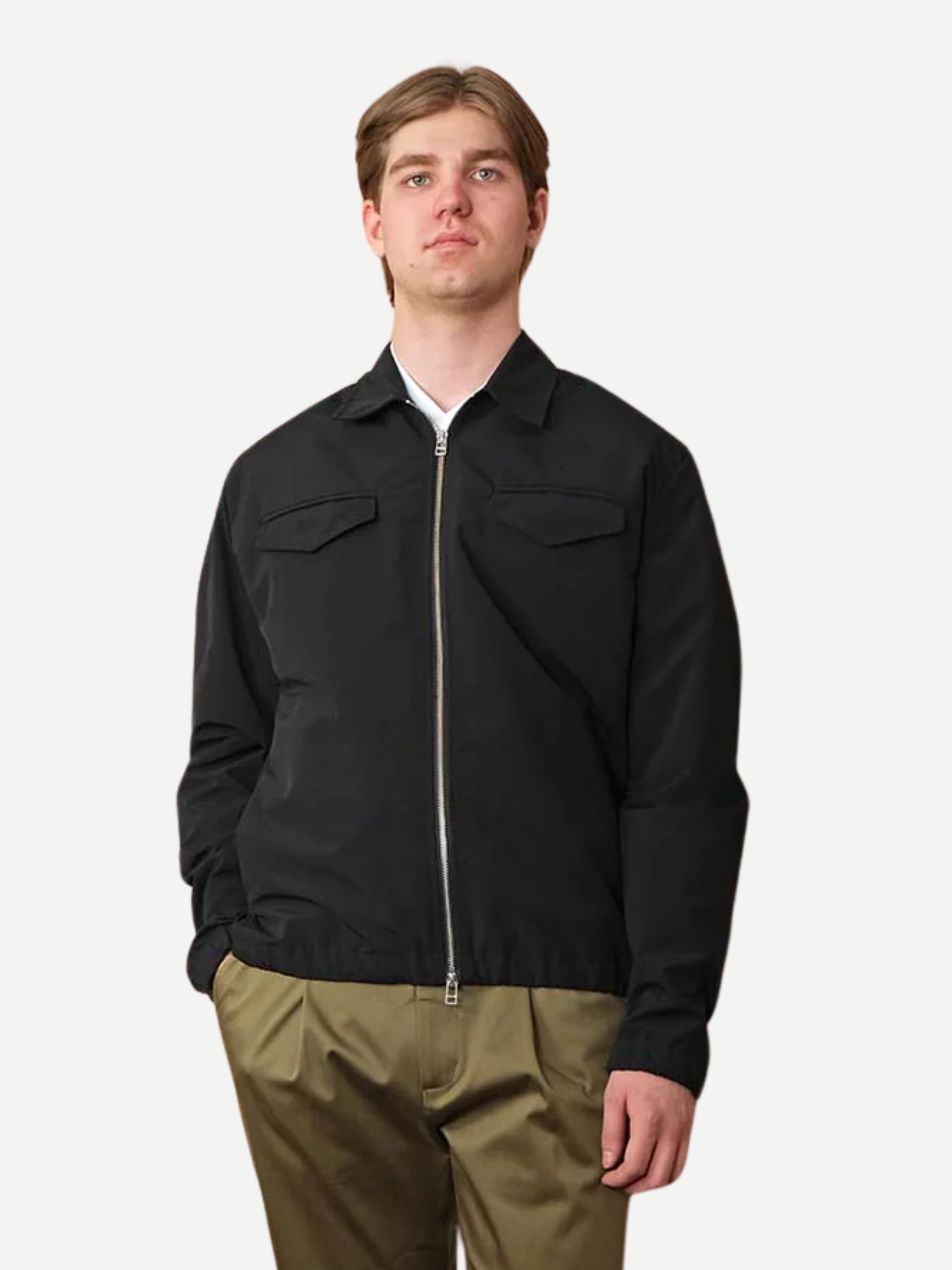 Outclass Ripstop Coachs Jacket Black-Men's Jackets-Brooklyn-Vancouver-Yaletown-Canada