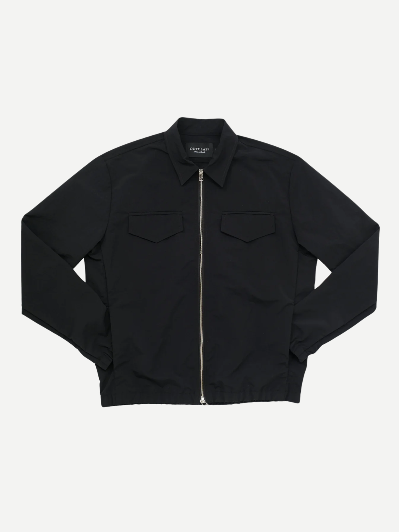 Outclass Ripstop Coachs Jacket Black-Men's Jackets-Brooklyn-Vancouver-Yaletown-Canada