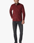 34 Heritage Shirt Corduroy Bordeaux-Men's Shirts-Brooklyn-Vancouver-Yaletown-Canada