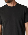 34 Heritage Slub Crew Neck Tshirt Black-Men's T-Shirts-Brooklyn-Vancouver-Yaletown-Canada
