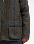 Barbour Bedale Check Wool Jacket - Brown-Men's Jackets-Brooklyn-Vancouver-Yaletown-Canada