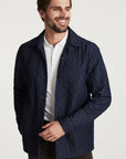 34 Heritage Denim Quilted Overshirt Rinse-Men's Shirts-Brooklyn-Vancouver-Yaletown-Canada