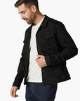 34 Heritage - Travis Black Brushed Denim-Men's Jackets-Yaletown-Vancouver-Surrey-Canada