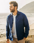 Kato - The Ripper LS WGauze Org Shirt - SS23-Men's Shirts-Royal Blue-S-Yaletown-Vancouver-Surrey-Canada