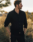 Kato - The Ripper LS WGauze Org Shirt - SS23-Men's Shirts-Black-S-Yaletown-Vancouver-Surrey-Canada