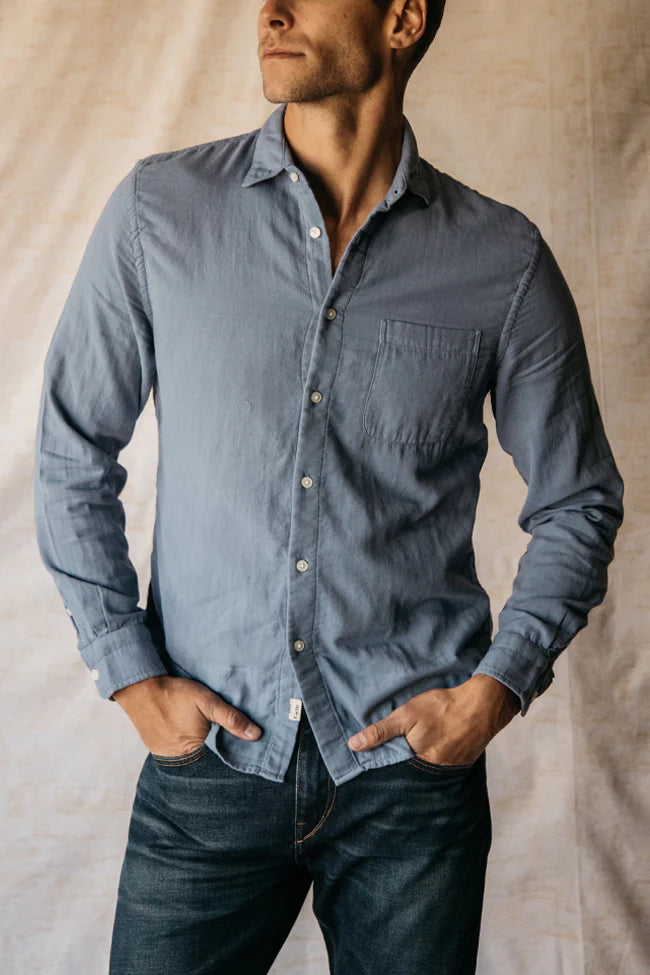 Kato - The Ripper LS WGauze Org Shirt - SS23. Shop Men's