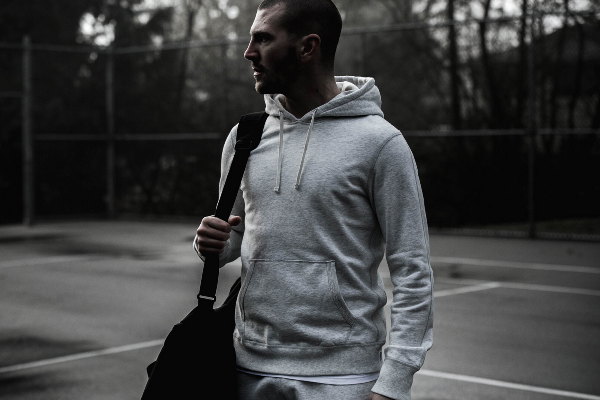Reigning Champ Light Wt Terry Crewneck Grey Brooklyn Vancouver