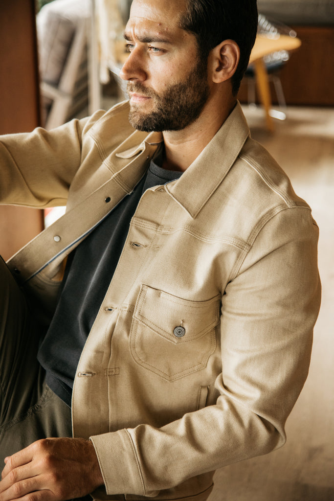 Kato The Blade Jacket Raw Beige-Men&#39;s Jackets-Brooklyn-Vancouver-Yaletown-Canada