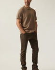 34 Heritage Slub Crew Neck T-Shirt Shitake-Men's T-Shirts-Brooklyn-Vancouver-Yaletown-Canada