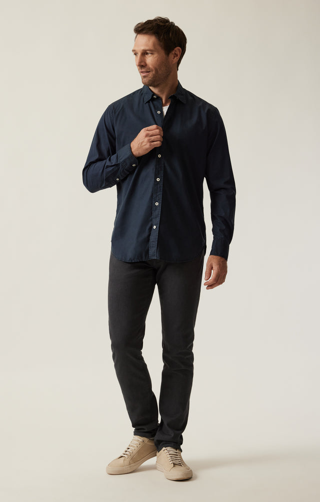 34 Heritage Shirt Luxe Twill - Dress Blues-Men's Shirts-Brooklyn-Vancouver-Yaletown-Canada