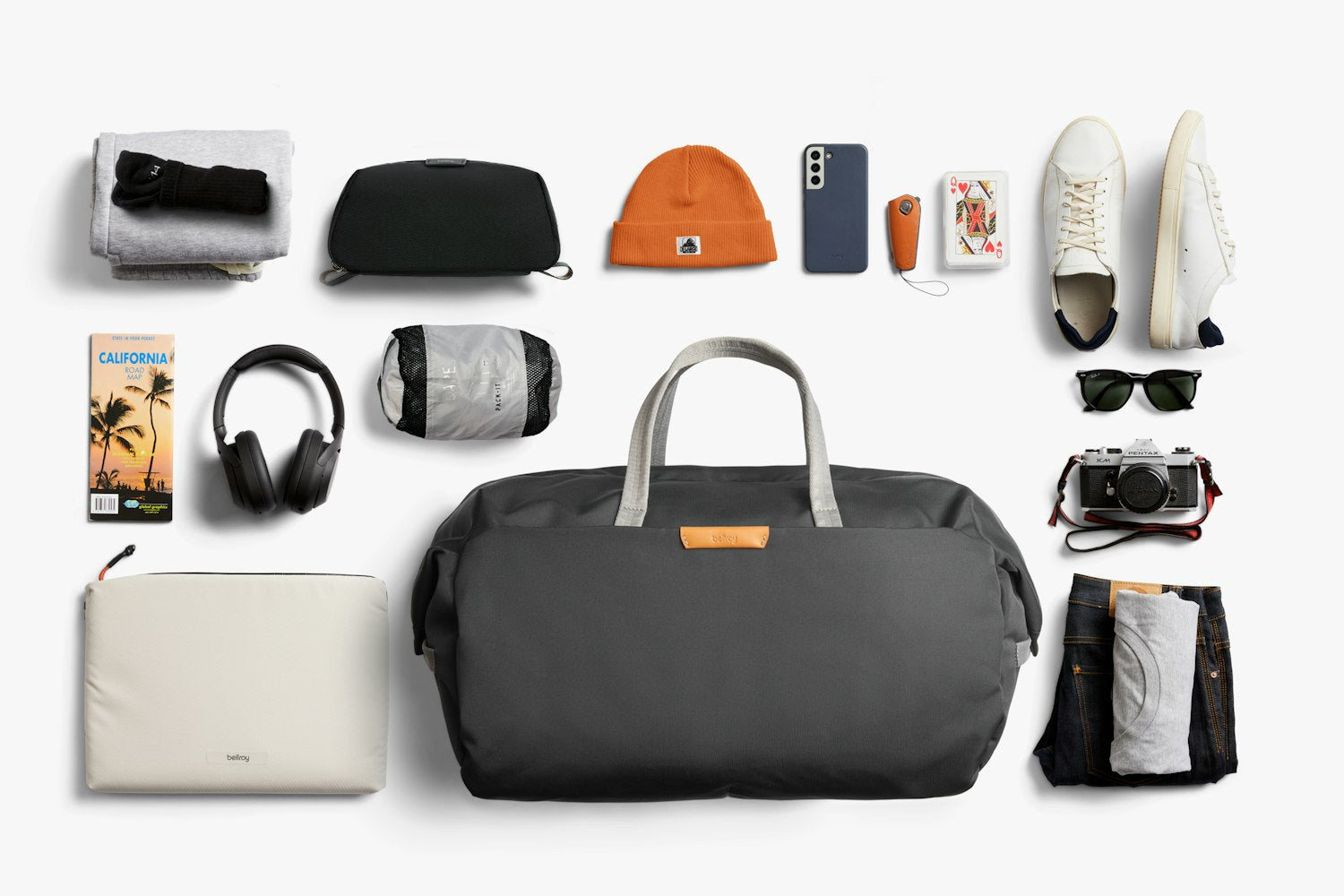 Bellroy Classic Weekender 45L Bag Slate SS24-Men&#39;s Bags-Brooklyn-Vancouver-Yaletown-Canada