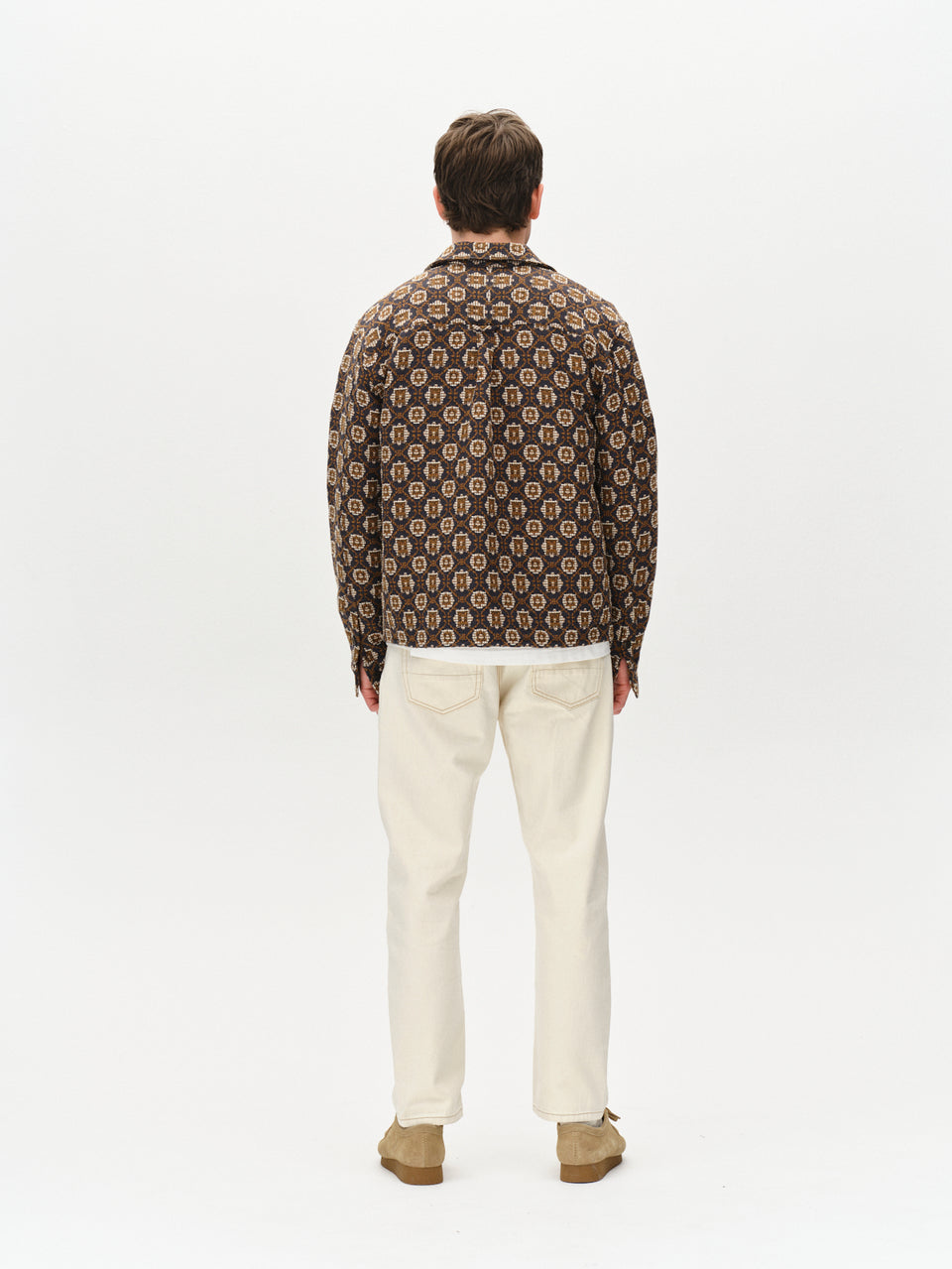 Gabba Pant Carl Ecru Loose Tapered - Ecru-Men&#39;s Pants-Brooklyn-Vancouver-Yaletown-Canada