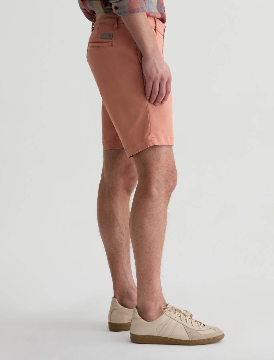 AG Wanderer Shorts - Sulfur Faded Salmon-Men's Shorts-Brooklyn-Vancouver-Yaletown-Canada