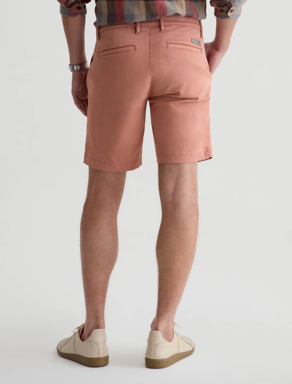 AG Wanderer Shorts - Sulfur Faded Salmon-Men's Shorts-Brooklyn-Vancouver-Yaletown-Canada