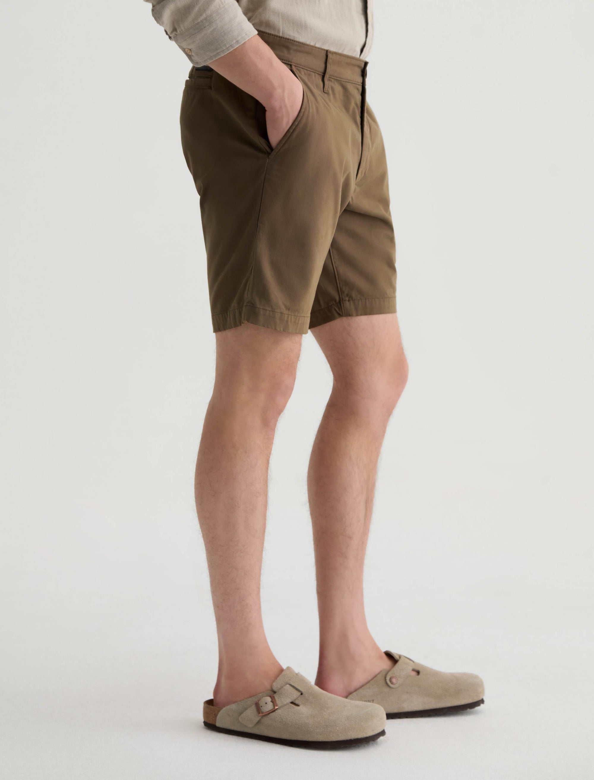AG Wanderer Shorts - Soft Mushroom-Men's Shorts-Brooklyn-Vancouver-Yaletown-Canada