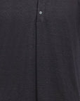 Crossley Ghetik Henley Shortsleeve - 900 Black-Men's T-Shirts-Brooklyn-Vancouver-Yaletown-Canada