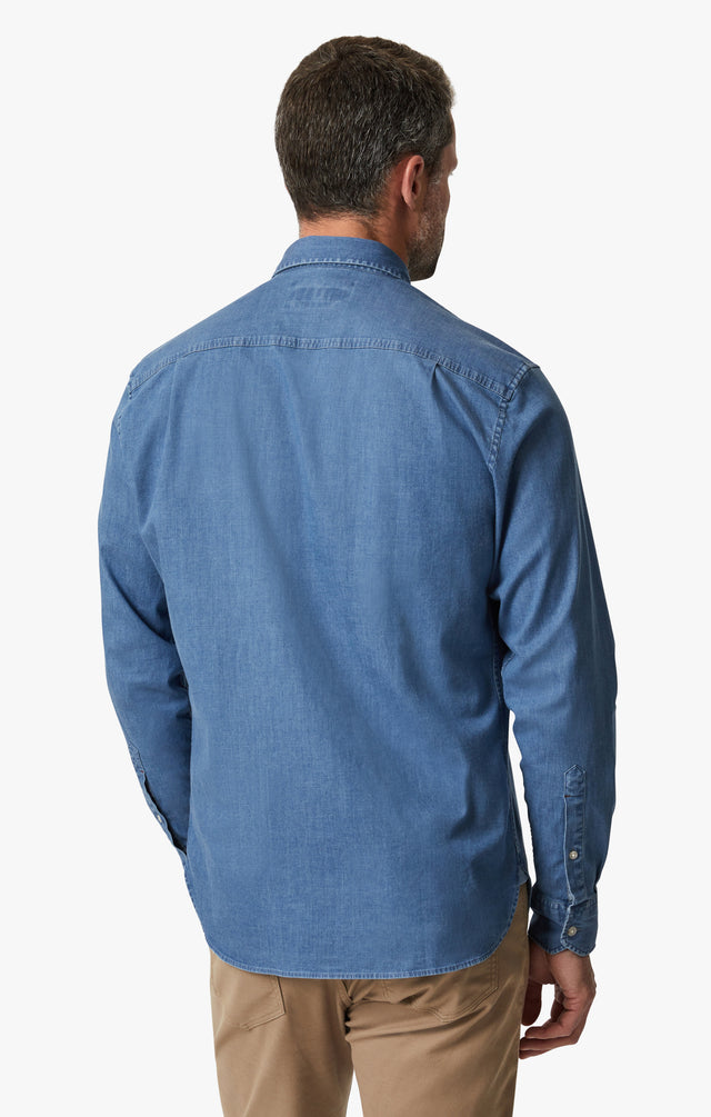 34 Heritage Denim Shirt Light-Men's Shirts-Brooklyn-Vancouver-Yaletown-Canada