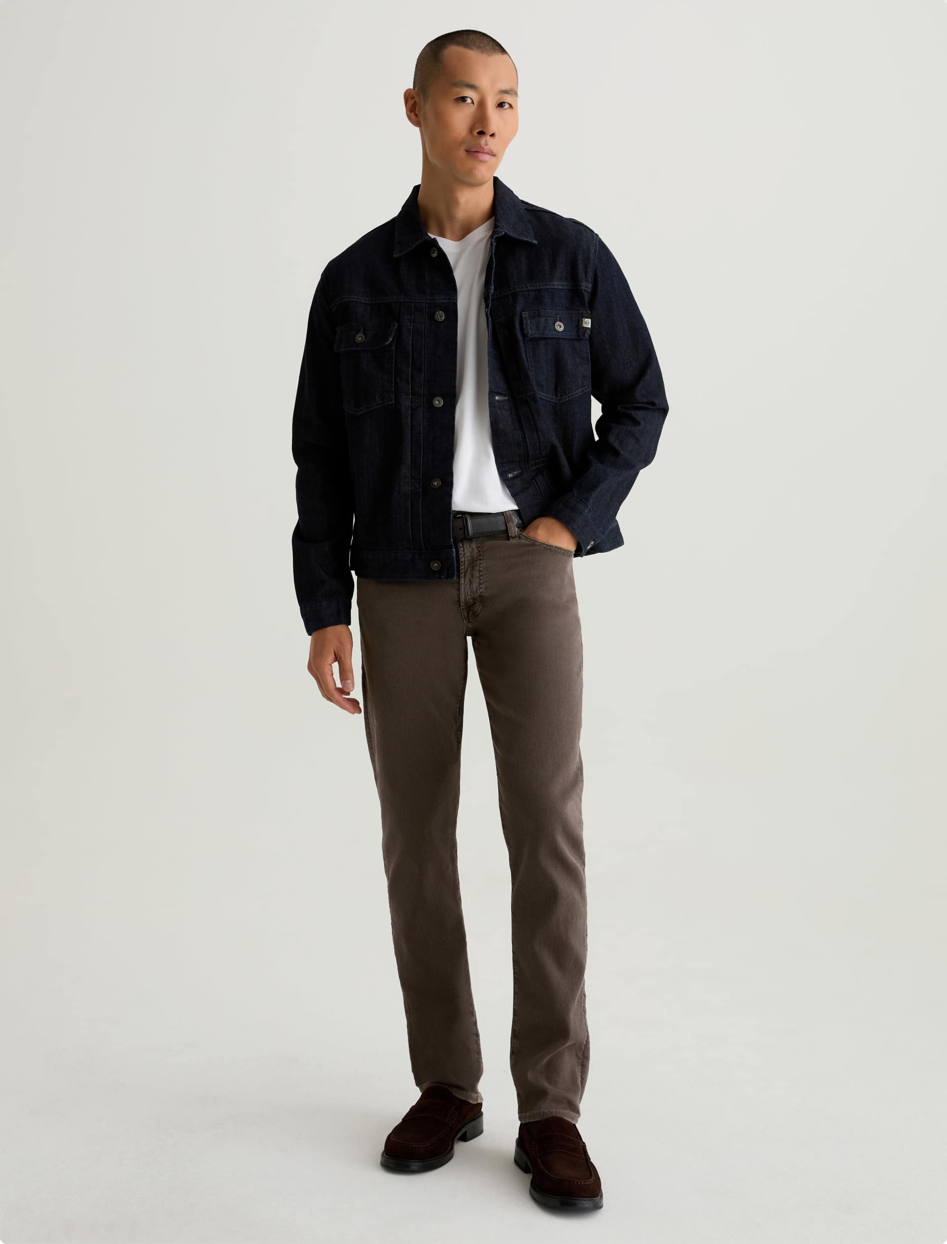 AG Tellis Pants - 5 Years Sulfur Brown Slate 32L-Men&#39;s Pants-Brooklyn-Vancouver-Yaletown-Canada