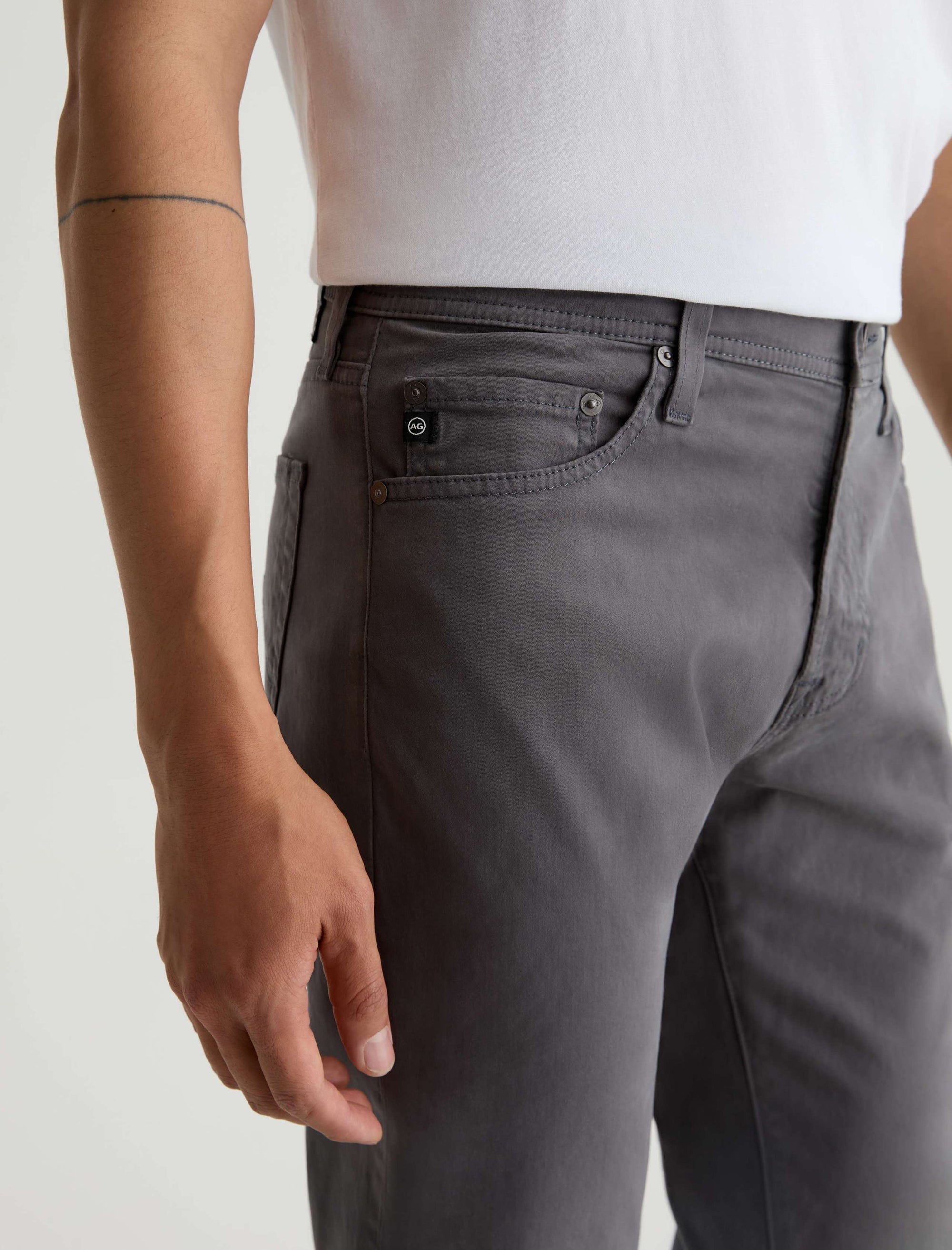 AG Tellis Pants - Folkestone Grey-Men's Pants-Brooklyn-Vancouver-Yaletown-Canada