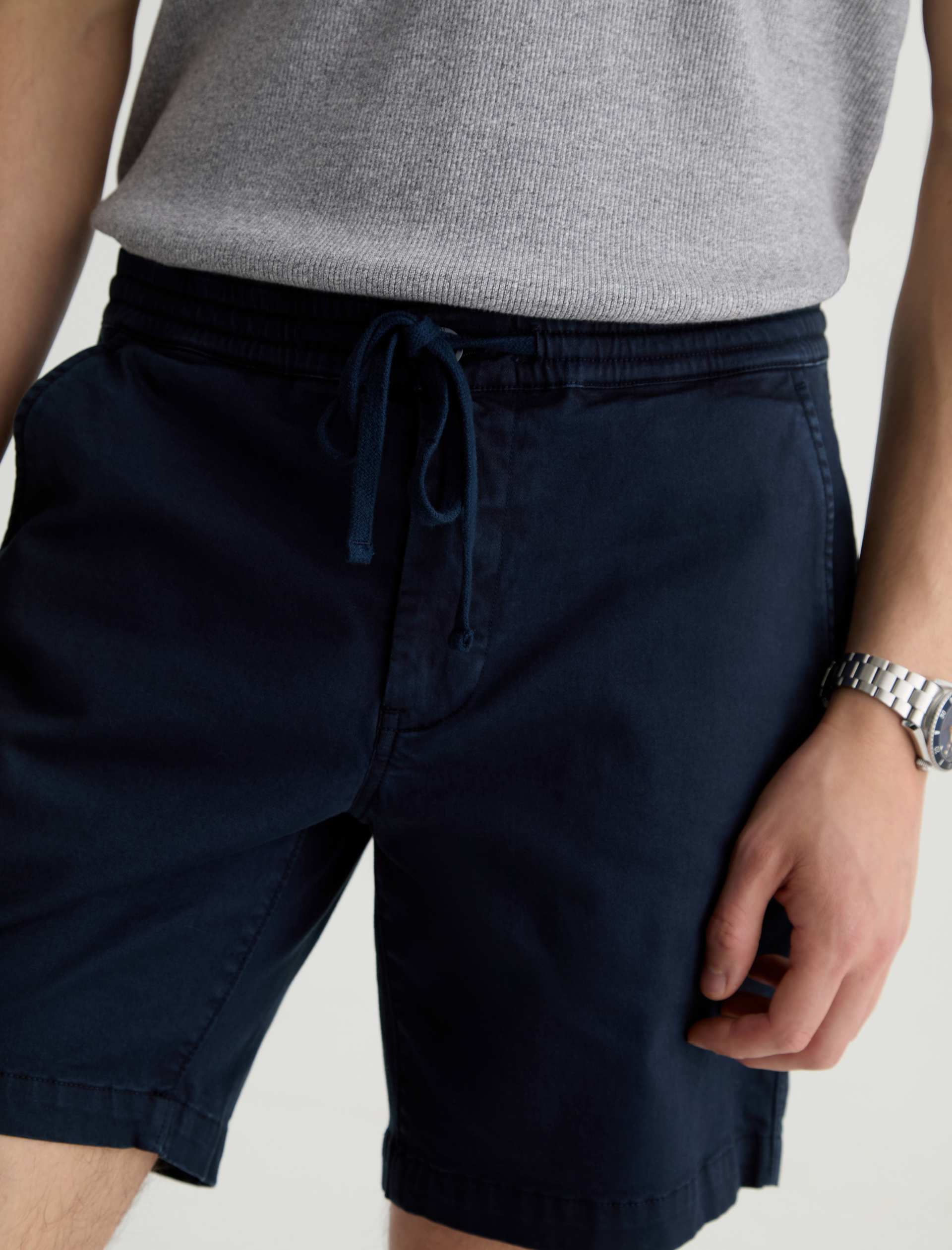 AG Oliver Shorts - Sulfur Modern Navy-Men's Shorts-Brooklyn-Vancouver-Yaletown-Canada