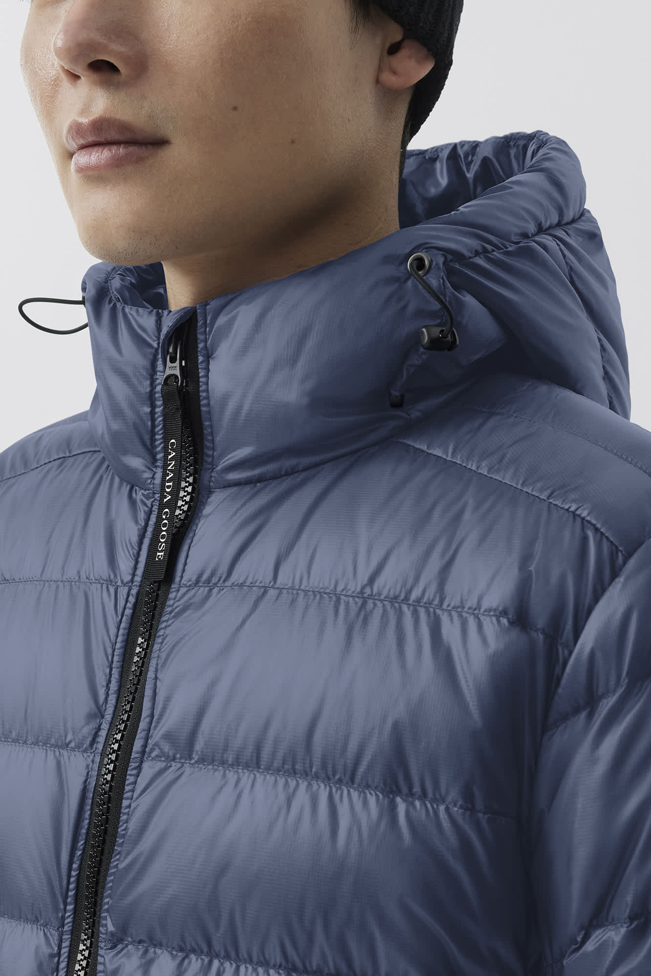 Canada Goose Crofton Hoody Ozone Blue SS24-Men&#39;s Coats-Brooklyn-Vancouver-Yaletown-Canada