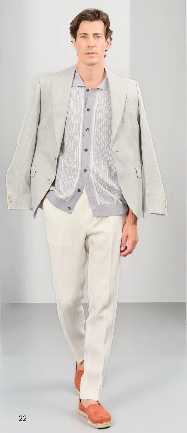 Sand 5629PoloShirt - Grey-Men's T-Shirts-Brooklyn-Vancouver-Yaletown-Canada