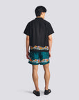 Bather Evergreen Lawn Swim Trunk - Green-Men's Shorts-Brooklyn-Vancouver-Yaletown-Canada