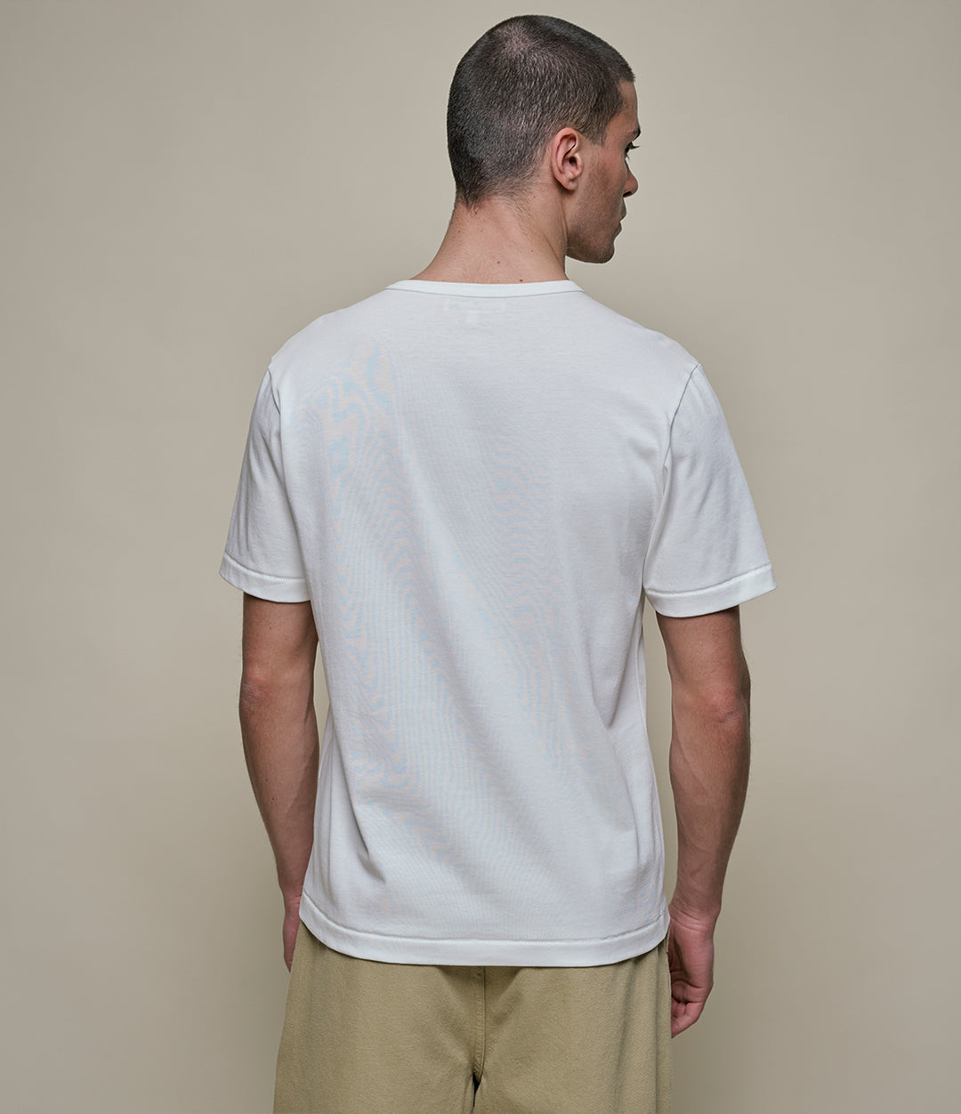 Merz Vintage Machine Refined Classic Fit T-Shirt - White-Men's T-Shirts-Brooklyn-Vancouver-Yaletown-Canada