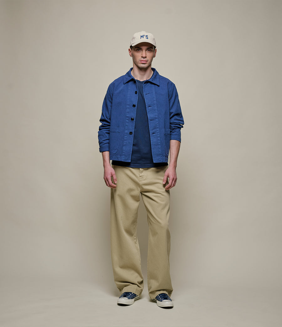 Merz Vintage Machine Refined Classic Fit T-Shirt - Ink Blue-Men's T-Shirts-Brooklyn-Vancouver-Yaletown-Canada