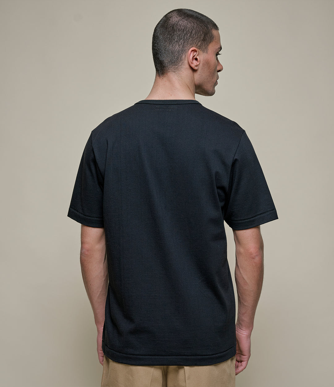 Merz Vintage Machine Refined Classic Fit T-Shirt - Deep Black-Men's T-Shirts-Brooklyn-Vancouver-Yaletown-Canada