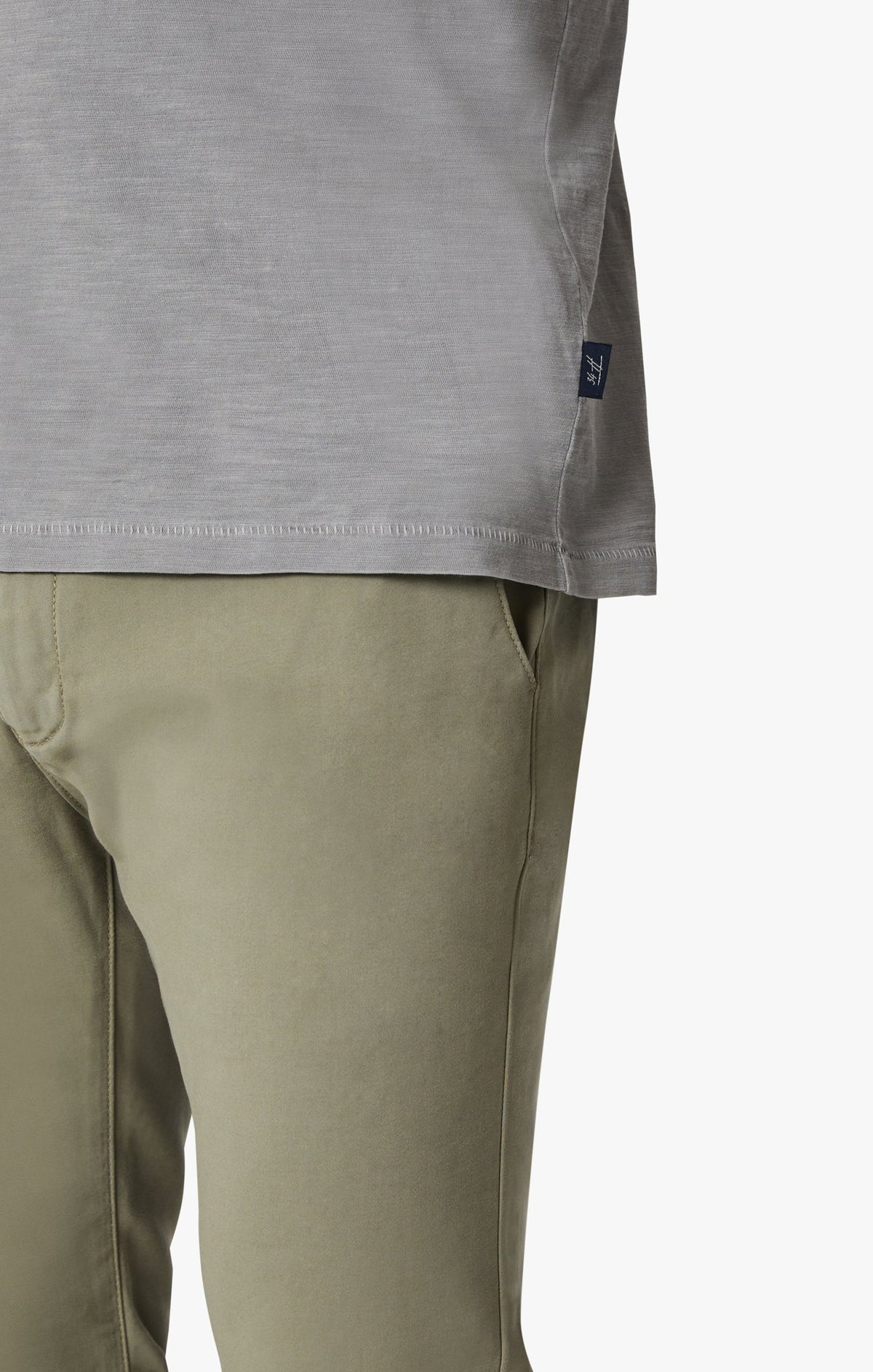 34 Heritage T-Shirt Slub Crew Neck Gray-Men's T-Shirts-Brooklyn-Vancouver-Yaletown-Canada