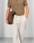 Sand 5623RicoPolo - Brown-Men's T-Shirts-Brooklyn-Vancouver-Yaletown-Canada