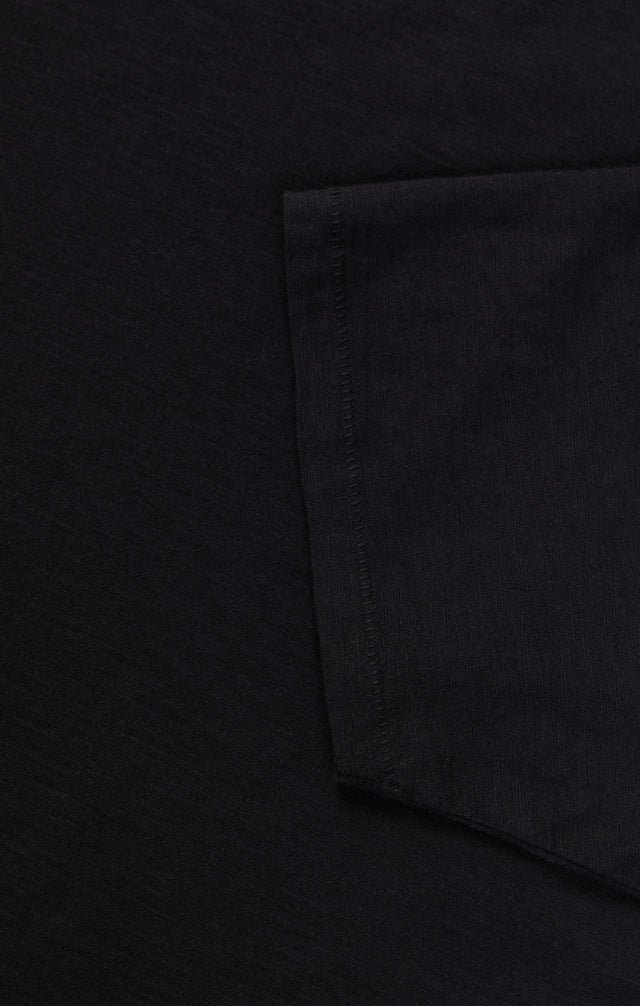 34 Heritage Slub Crew Neck Tshirt Black-Men's T-Shirts-Brooklyn-Vancouver-Yaletown-Canada