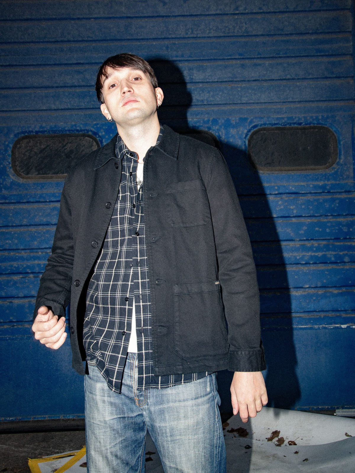 Nudie Barney Worker Jacket - Black-Men's Jackets-Brooklyn-Vancouver-Yaletown-Canada