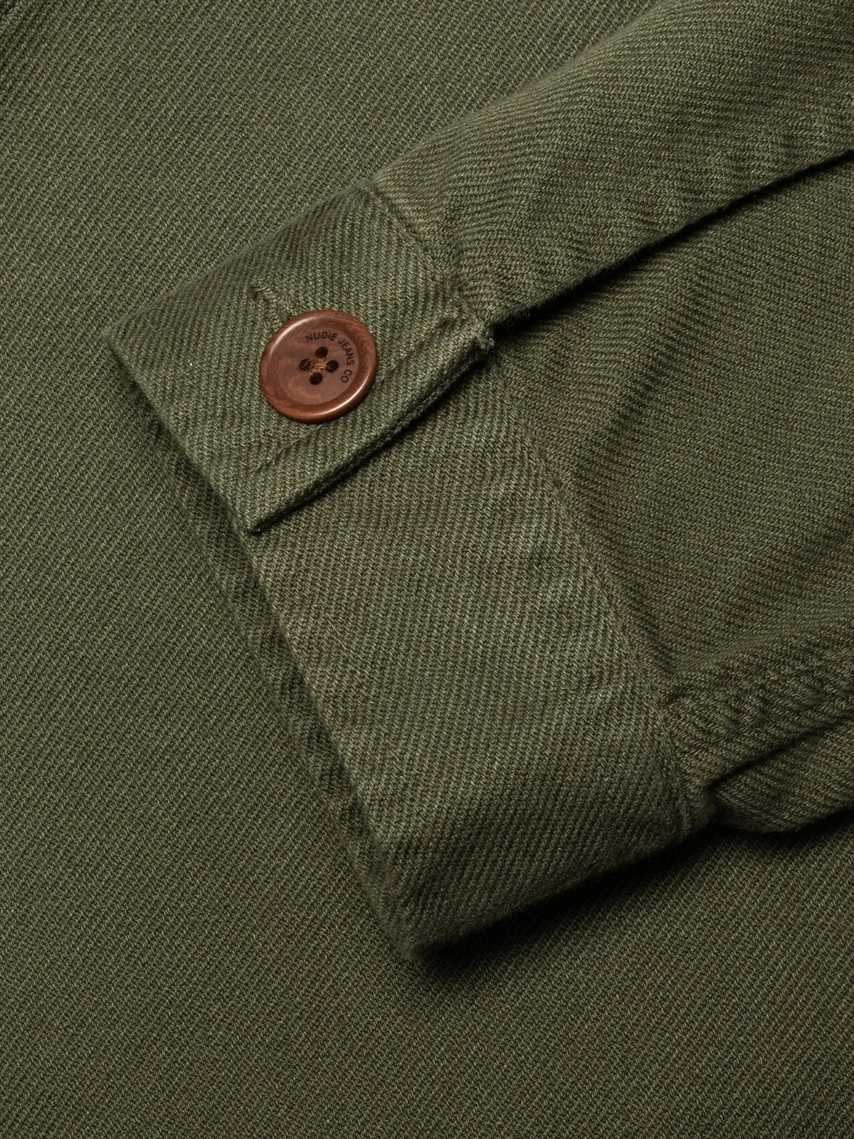 Nudie Barney Worker Jacket - Olive-Men's Jackets-Brooklyn-Vancouver-Yaletown-Canada