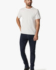 34 Heritage Slub Crew Neck T-Shirt White-Men's T-Shirts-Brooklyn-Vancouver-Yaletown-Canada