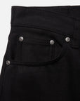 Nudie Steady Eddie II Dry Everblack-Men's Denim-Brooklyn-Vancouver-Yaletown-Canada