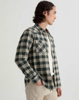 AG Huston Western Shirt Shirts - Charcoal Grey Multi-Men's Shirts-Brooklyn-Vancouver-Yaletown-Canada