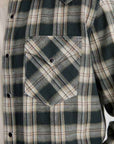AG Huston Western Shirt Shirts - Charcoal Grey Multi-Men's Shirts-Brooklyn-Vancouver-Yaletown-Canada