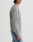AG Blake Crew Sweatshirt - Heather Grey-Men's Sweatshirts-Brooklyn-Vancouver-Yaletown-Canada