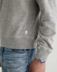 AG Blake Crew Sweatshirt - Heather Grey-Men's Sweatshirts-Brooklyn-Vancouver-Yaletown-Canada