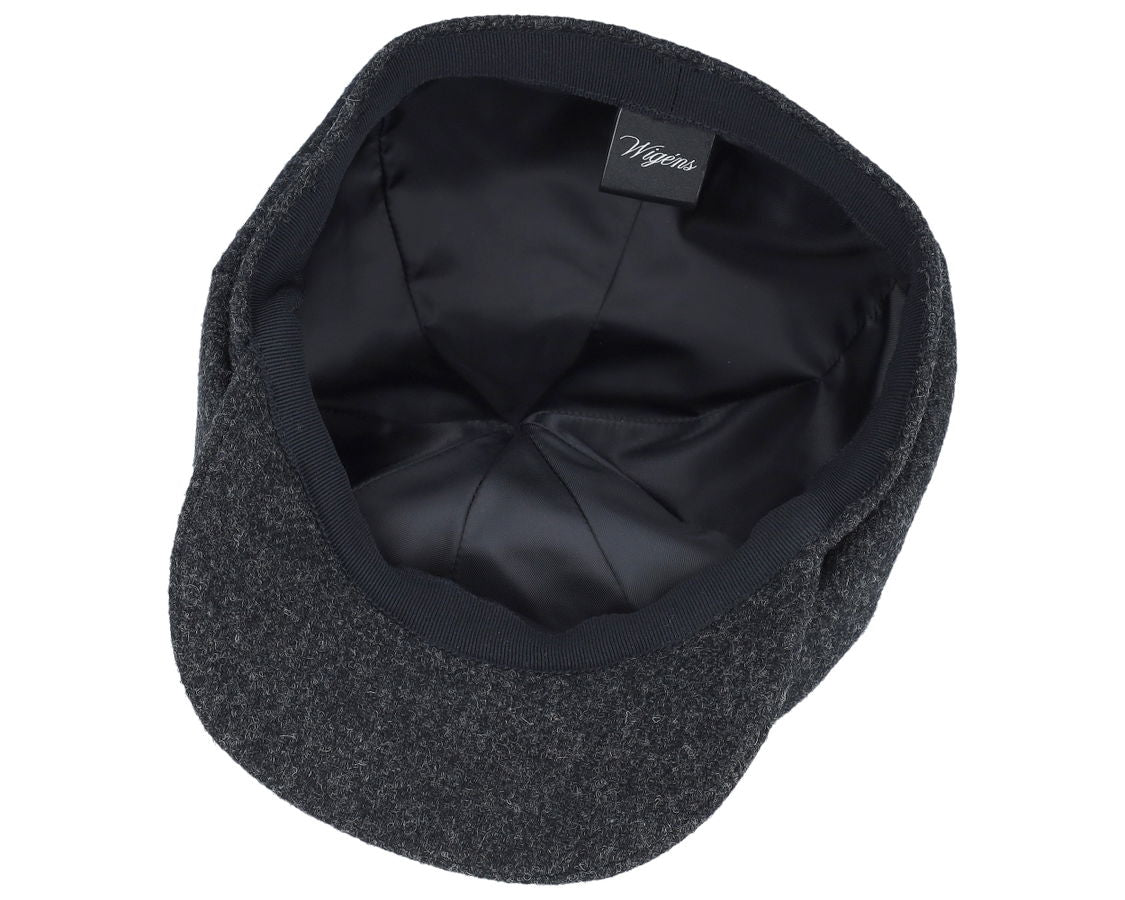 Wigens Newsboy Classic Cap - Grey-Men's Accessories-Brooklyn-Vancouver-Yaletown-Canada