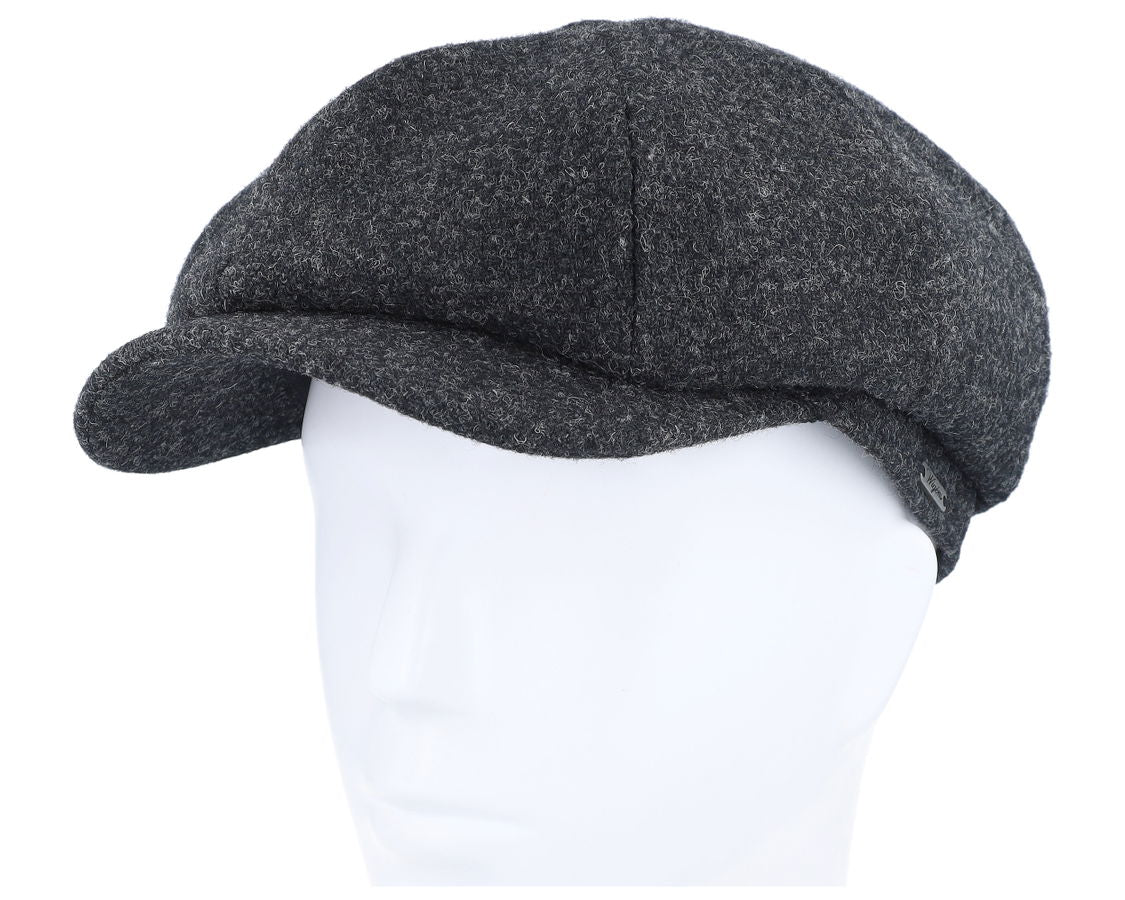 Wigens Newsboy Classic Cap - Grey-Men's Accessories-Brooklyn-Vancouver-Yaletown-Canada