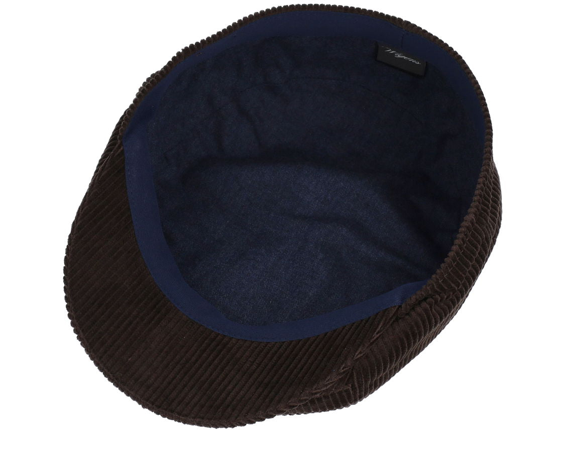 Wigens Newsboy Classic Cap - Dark brown-Men's Accessories-Brooklyn-Vancouver-Yaletown-Canada