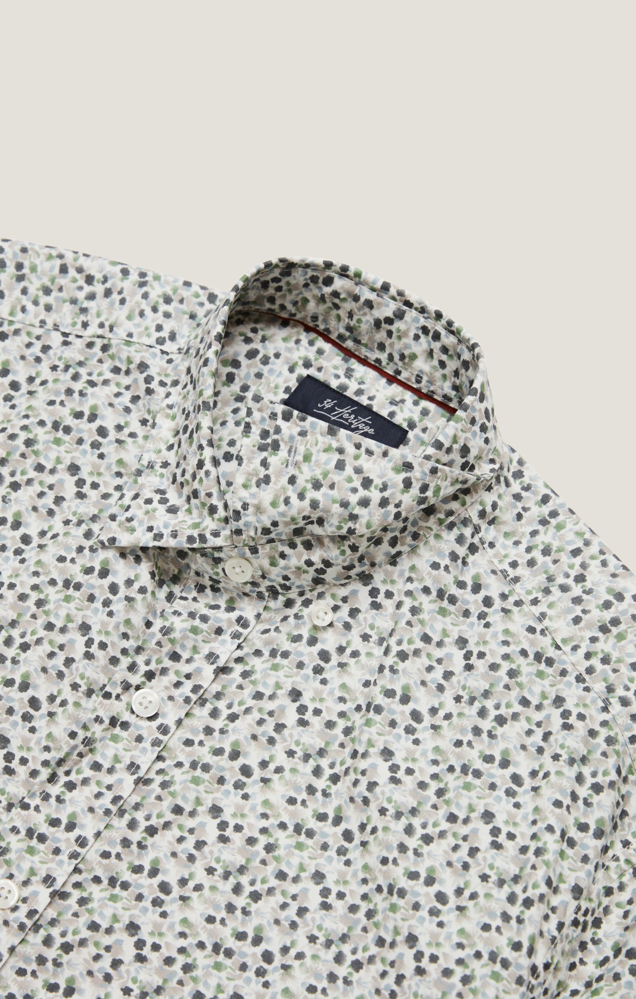 34 Heritage Grove Short Sleeve Shirt Olive-Men's Shirts-Brooklyn-Vancouver-Yaletown-Canada