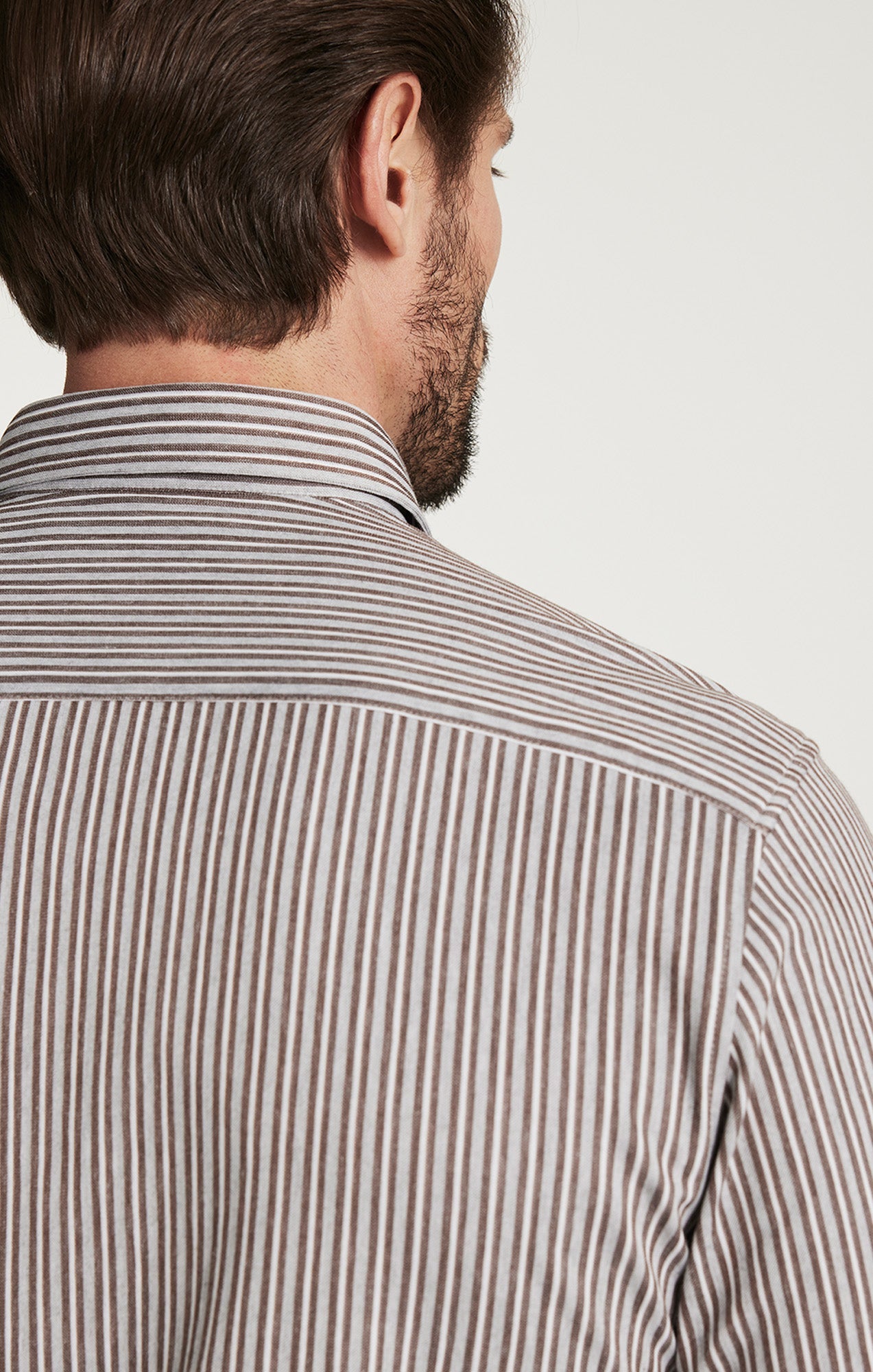 34 Heritage Striped Shirt Brown
