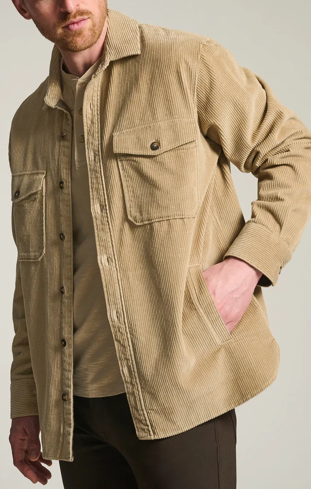 34 Heritage Overshirt - Aluminum-Men's Jackets-Brooklyn-Vancouver-Yaletown-Canada