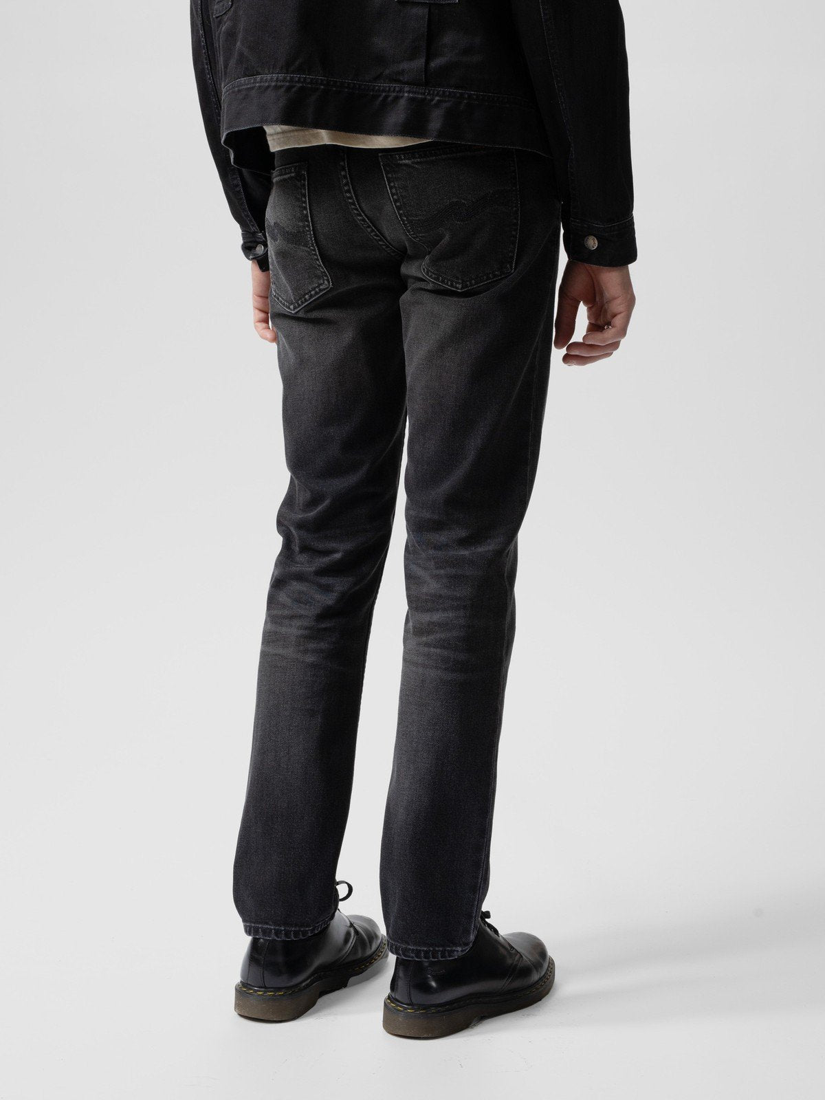 Nudie Solid Ollie Black Force-Men's Denim-Brooklyn-Vancouver-Yaletown-Canada