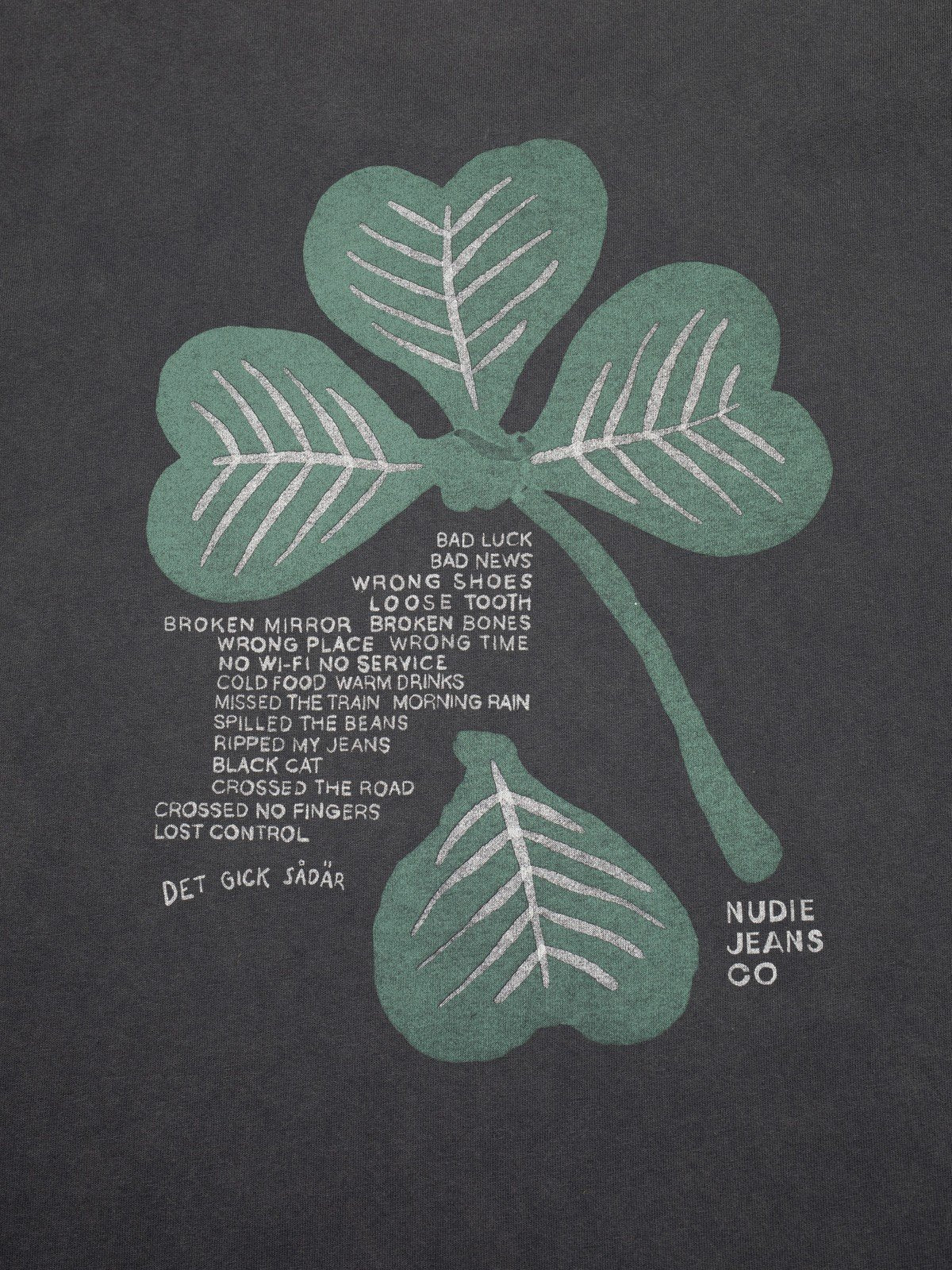 Nudie Short Sleeve Roy Lost Leaf T-Shirt-Men&#39;s T-Shirts-Brooklyn-Vancouver-Yaletown-Canada